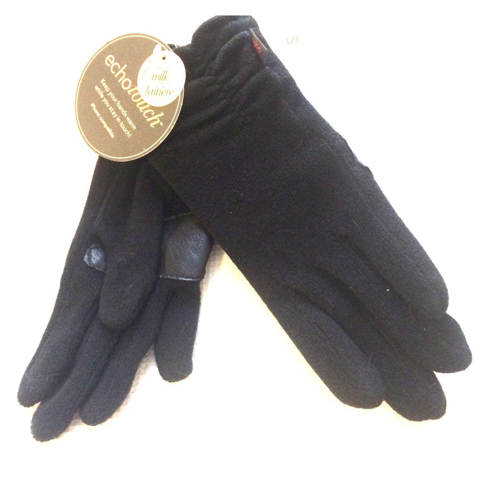 Echo Ruched Black Milk Tech Touch Gloves